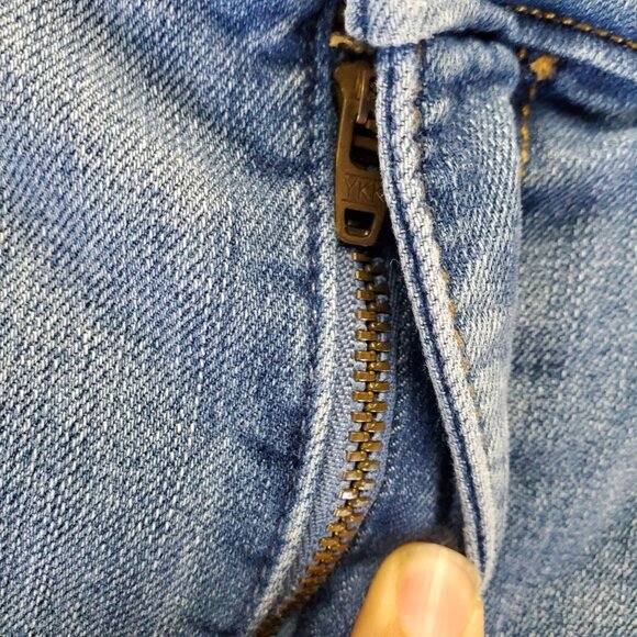 Nine West Jeans Womens Size 12 Blue Chrystie Capri Stretch Denim Cropped - Picture 11 of 13